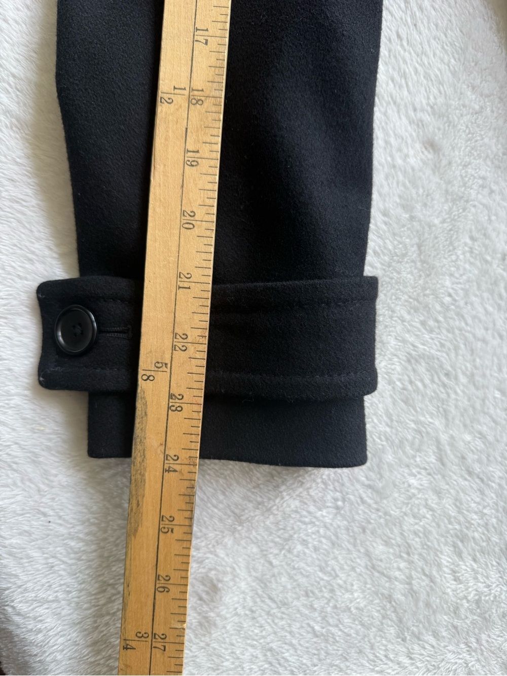 J. Crew Black Hooded Wool-Blend Toggle Coat - Picture 7 of 10